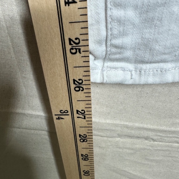 Frame Le High Straight Blanc Denim Jeans Women's Size 24 White - Picture 8 of 8